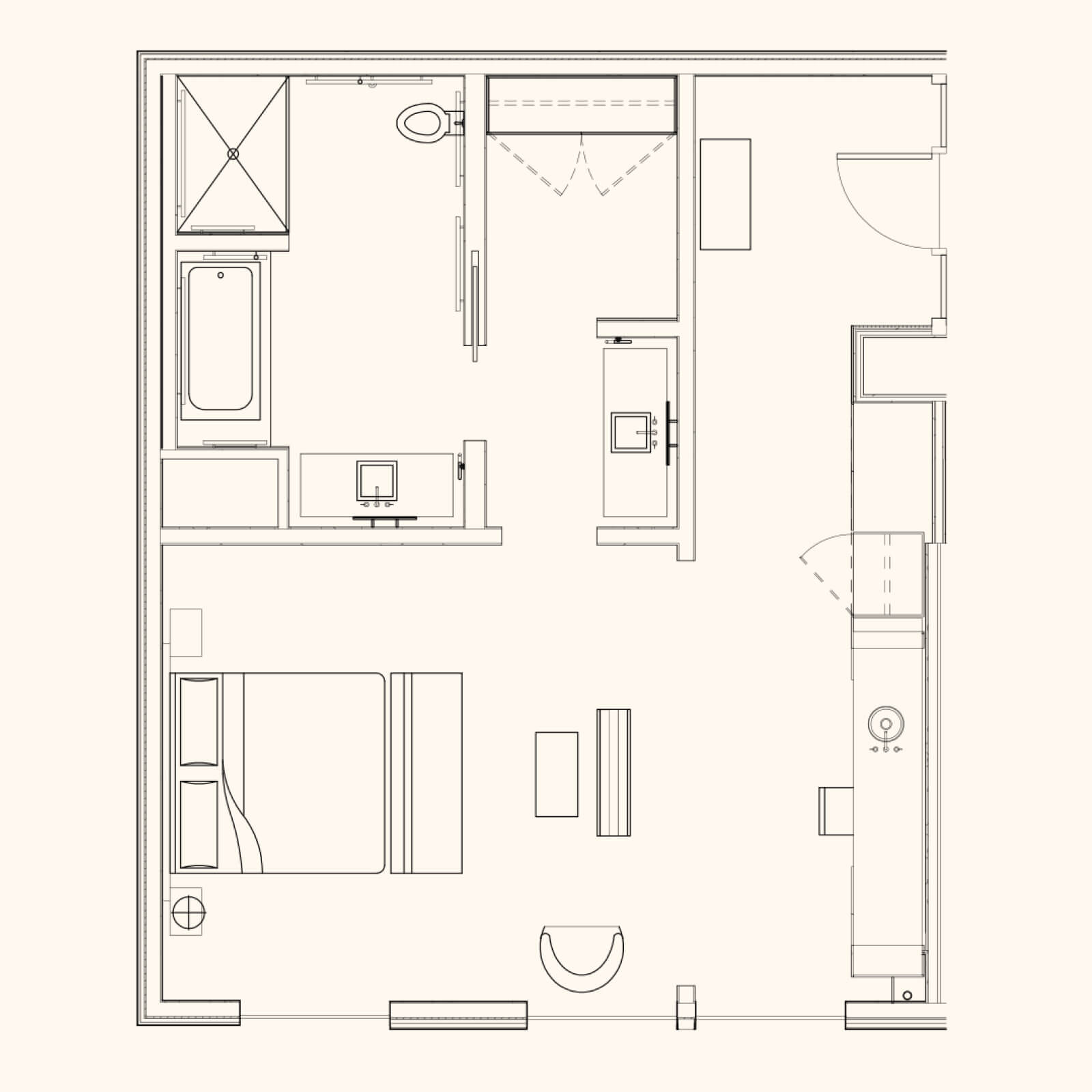 Junior Suite Floorplan