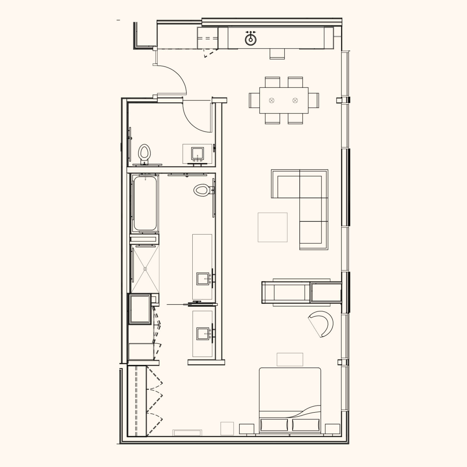Spa Suite Floorplan