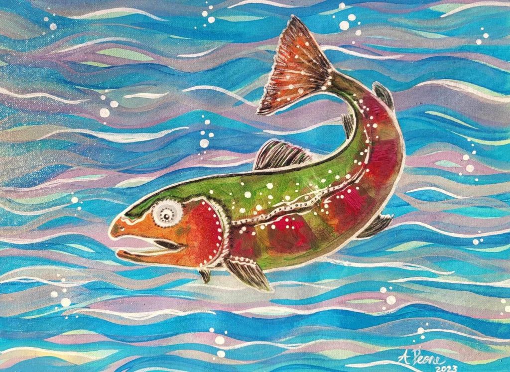 Salmon Painting Cultural tours